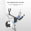 Microphone boom support bracket for light stand, boom arm, C-stand 2