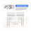 Skateboard Hanger 2PCS Wall Mount Deck Rack for Skateboard Deck Display and Storage 4