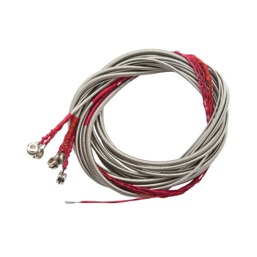 Set of 10 steel strings for 5-string bass guitars. Great replacement, durable. 1