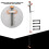 Portable bow press and four mounts for compound bow archery 1