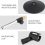 Table microphone holder for microphone stand 3