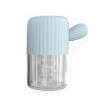 Portable Contact Lens Cleaning Machine - Drawstring Contact Lens Cleaning Device for Daily Care, Fast Cleaning, Blue
