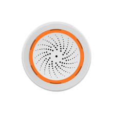Tuya ZigBee sirene alarm met geluid en licht, temperatuur- en vochtigheidssensor, huisbeveiligingsalarm