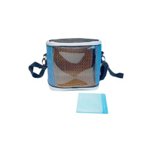 Carrier backpack for parrots and small animals - Transparent travel cage made of mesh fabric, suitable for long-tailed parrots and hamsters