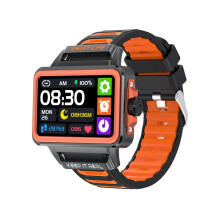 Smartwatch for men and women, call reminder, heart rate monitor, waterproof strap, sports smartwatch for iOS and Android-A
