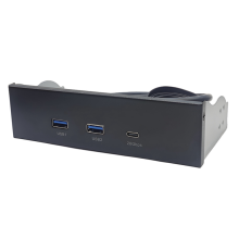 USB-Frontpanel für PC, 2 Ports USB 3.2 GEN1 5Gbps + 1 Port TYPE-C