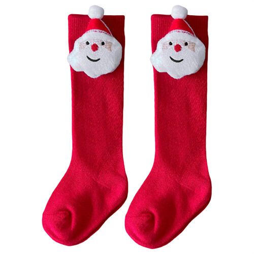 (6-12 Months, Red) Chaussettes de Noël et garçons.