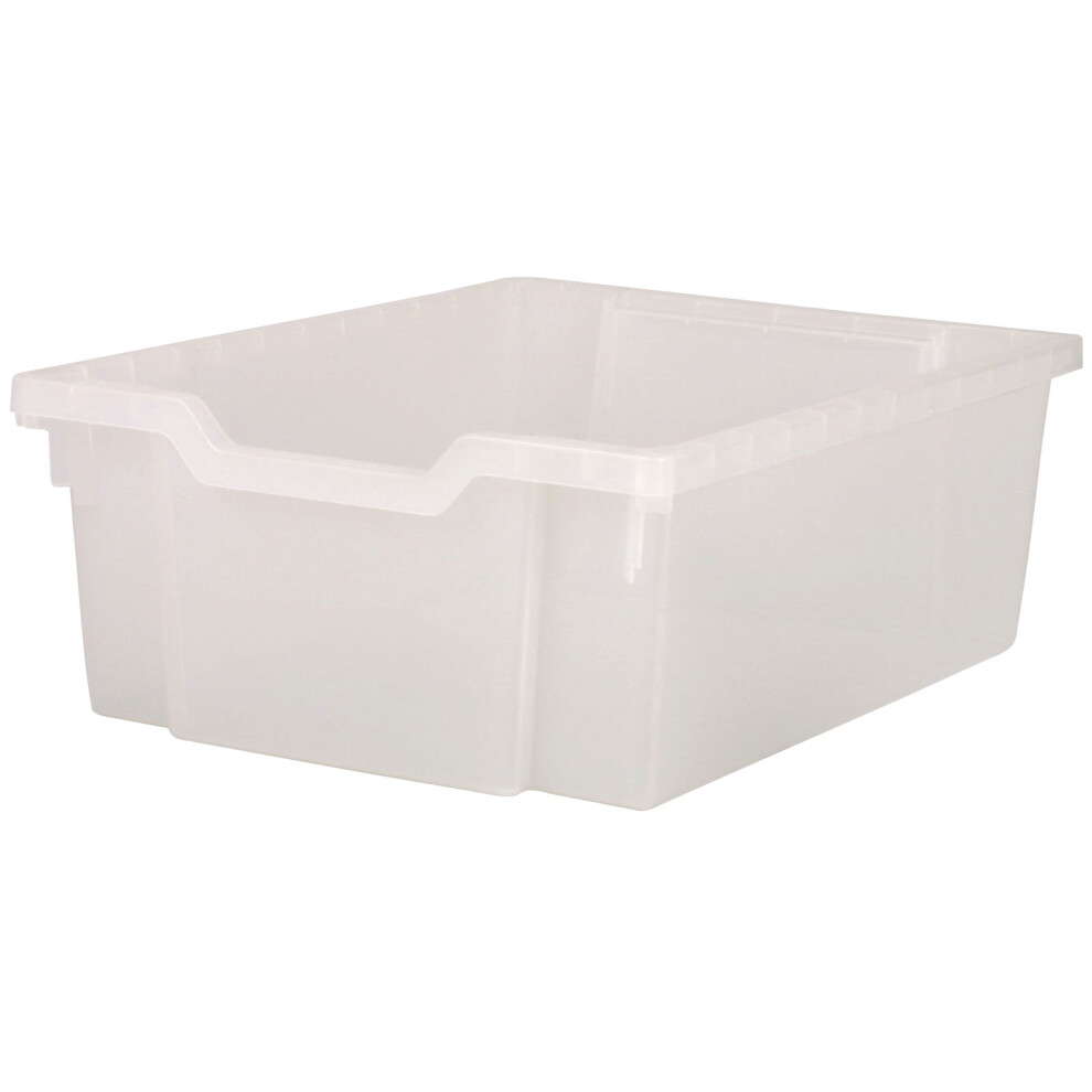 Gratnells Deep Education Storage Tray 312 X 427 X 150Mm Translucent 5060138360730