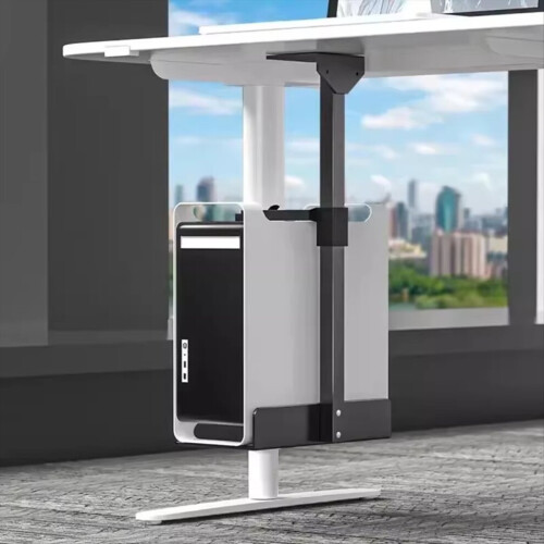 Universal PC Case Mount Under Desk Wall Side Mount CPU Stand, B 2