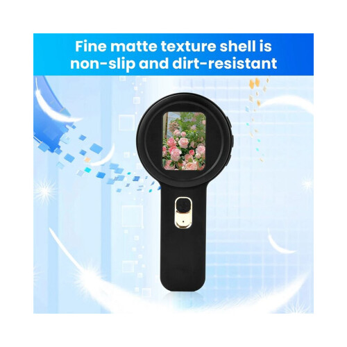 New Digital Microscope with 200x Ultra-High Magnification, 2-inch HD Large Image Extension Mini Microscope B 1
