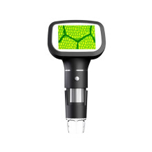 Verbeterde 2,4-inch digitale microscoop, 1600x vergroting, muntmicroscoop met 8 LED's, soldeermicroscoop