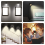 USB rechargeable LED lights with remote control, 3 color temperatures C 3