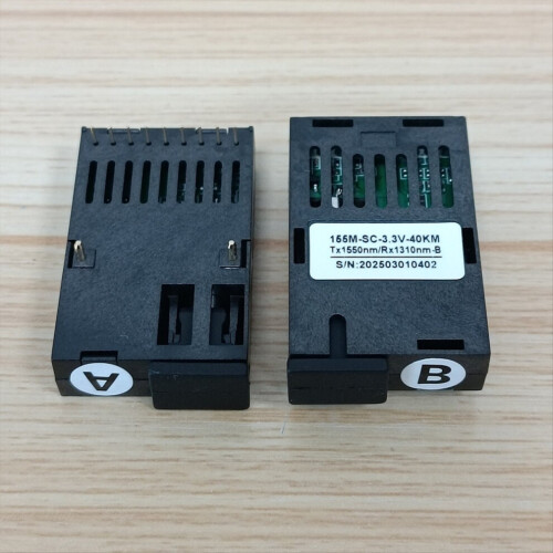 2 paar 1X9 transceivers, 155 Mb/s SC singlemode glasvezel 2