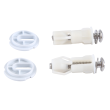 Toalettsitsgångjärn, skruvar, toaletthålsfäste, enkel installation, 2-pack