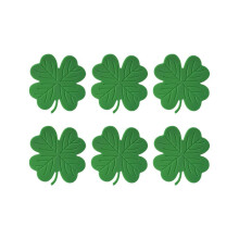 St. Patrick's Day-underlägg, Shamrock Irish Green, absorberande muggunderlägg, bordsunderlägg för hemmet,