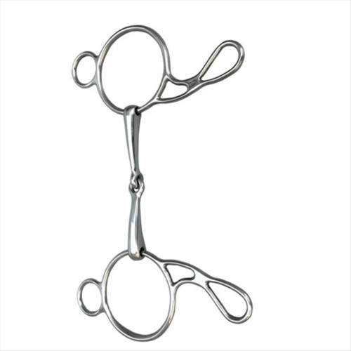 Horse bit, ring snaffle bit, horse mouth bit for riding training 2