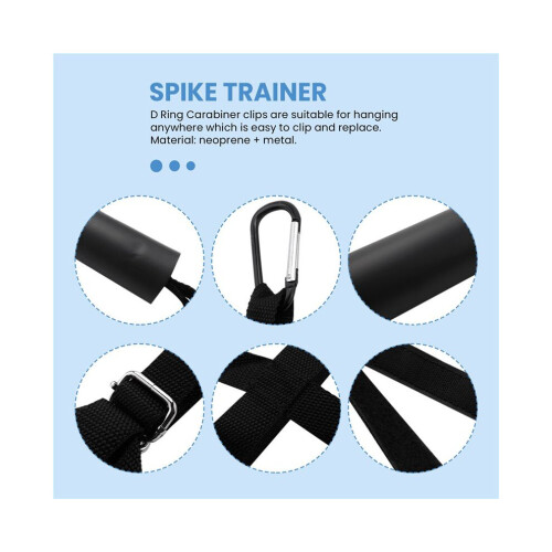 Volleyball spike trainer, volleyball spike training system, volleyball equipment training, improves 1