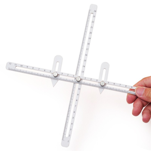 Combination tool set for ceramic measuring rulers