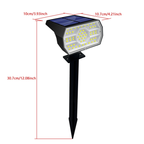 Solcellsspotlight 56 LED solcellsspotlight för utomhusbruk 2