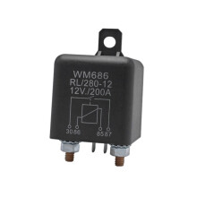 Batterietrennrelais 4-polig WM686 Anlasserrelais Kfz-Relais RL/280 200A