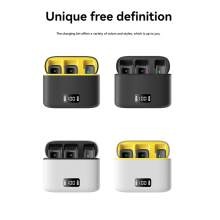 M8 Pro Drahtloses Lavalier-Mikrofon mit LCD-Display B