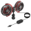 Auto Dual Head Fan Saugnapfhalterung Auto Rücksitzlüfter 1