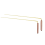 2Pcs Copper Dowsing Rods Metal Detector Copper Probing Rod 1