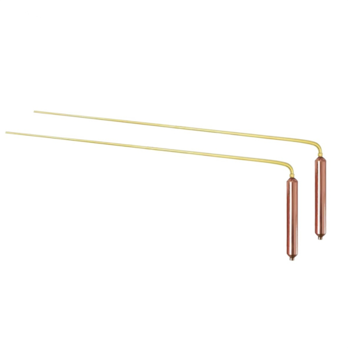 2Pcs Copper Dowsing Rods Metal Detector Copper Probing Rod