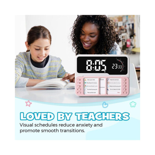 Visual timer for children and adults with task planner - time management tool for ADHD patients with 2