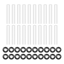 20 sets garagedeurscharnieren met geluidsarme rollagers, voor auto's, campers en garages.