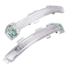 1 pair of rearview mirror reversing mirror light reflector for