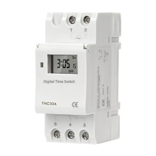New type DIN rail 2-wire weekly 7-day programmable timer