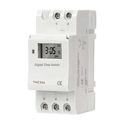 New type DIN rail 2-wire weekly 7-day programmable timer
