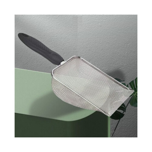 Strandnet, schep, kinderfilter, zandschep, kattenbakzeef 2