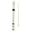 Student Plastic 8 Hole Soprano Recorder Beige Blue with a cleaning stick 2