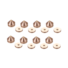 Set van 8 gouden luidsprekerstandaardvoetjes/voetjes/spikes/vloervoetjes/nagels