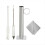 Maple syrup hydrometer test cup set, hydrometer for making maple syrup 1