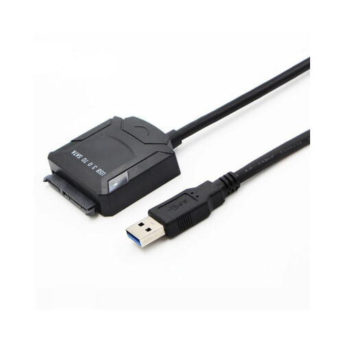 Cable adaptador SATA USB 3.0 a SATA de 2,5/3,5 pulgadas, sin conector. 1