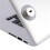 Self-adhesive security plate with slot for locking laptops (silver, 2-pack) 4