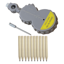 6.56 foot measuring tape, compass, geometry tool with 10 pencils,