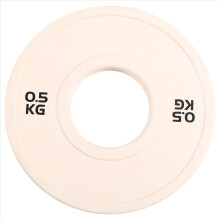 Microgewichtschijven voor dumbbells, rubber, 0,5 kg