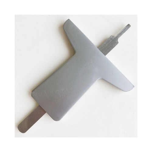 Tire profile measurement inspection ruler, sample depth test 1