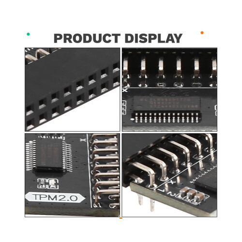TPM 2.0 module for Gigabyte 20-pin / for 20-pin LPC TPM security module LPC module for Win11 Module for 20-pin 1