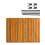 Portable tabletop, foldable tabletop, wood color, 20.3 cm 1