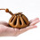 Vintage medieval-style faux leather dice bag with drawstring 2
