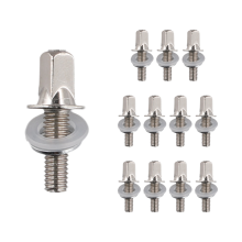 12-teiliges Set Spannschrauben für Bassdrums, M5x15 mm