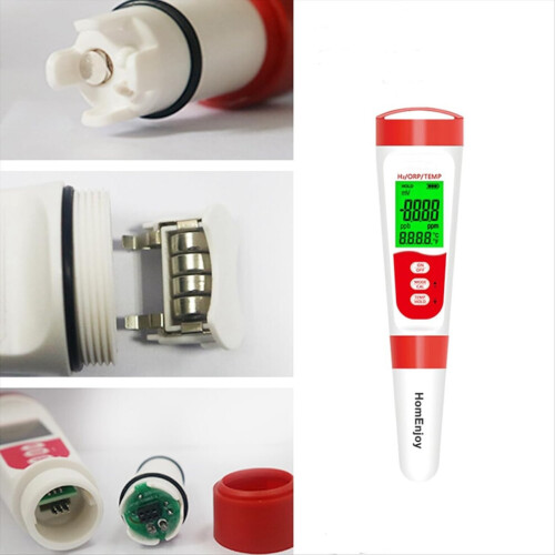 Digitale waterstofmeter voor waterflessen, H2/ORP/temperatuurmeter. 1
