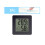 Mini LCD digitale thermometer/hygrometer met batterij, wit 2
