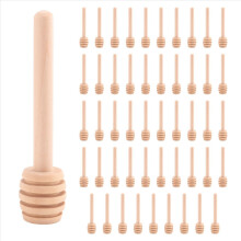 Förpackning med 50 honungspinnar på 7,5 cm, gjorda av minihonung, serveringssked för dispenser