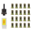 21-piece rivet nut tools, hand rivet nut tools for Rivnuts, tools for nuts M5 1